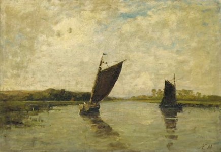 Boating on the river