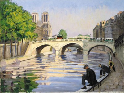 L'Après midi sur le Quai des Grands Augustins, Paris