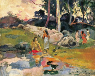 Paul Gauguin, Femmes au bord de la rivière