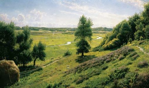 A Shepherdess Resting in the Fields