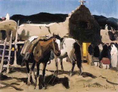 Night Scene at the Mission