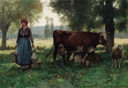 Gardeuse de vaches