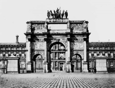 Arc de Carousel and Tuileries Palace