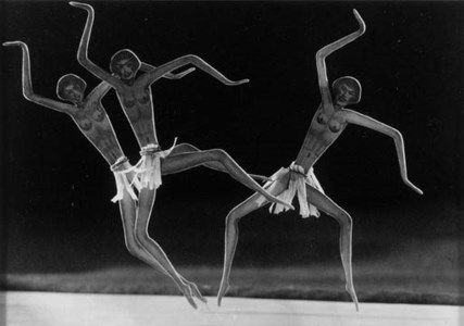 Untitled (Dancing cut-out figures)