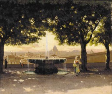 A veduta of Rome