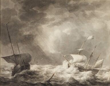Storm at sea