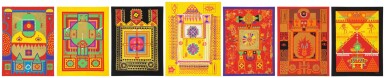 Set of Seven Works (Revelation; Untitled; Fulfillment; Integration; Untitled; Untitled; Shakti)