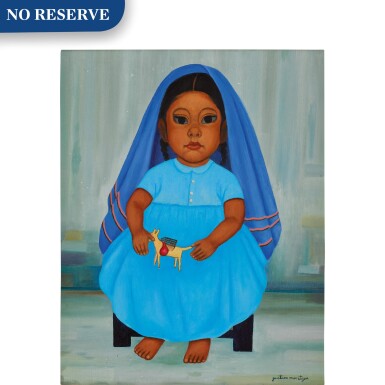 Niña en azul