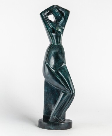 Seated Woman Combing Her Hair