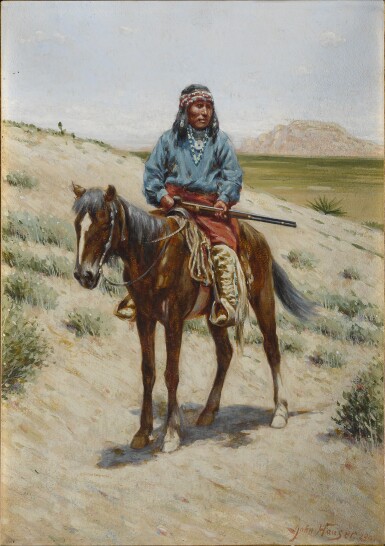 Navajo Warrior, Fort Wingate, New Mexico