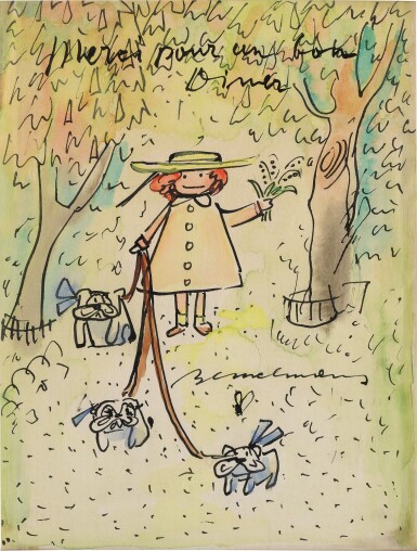 Madeline with Dogs