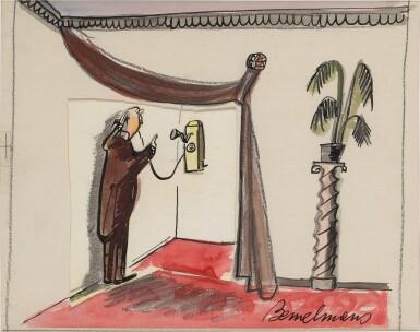 Illustration for 'Madeline' ("He dialed danton-ten-six")