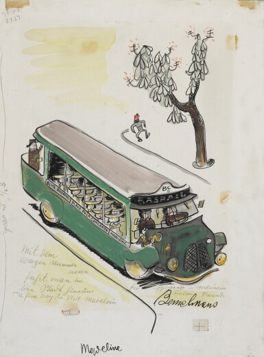 Illustration for 'Madeline' ("Day to visit")