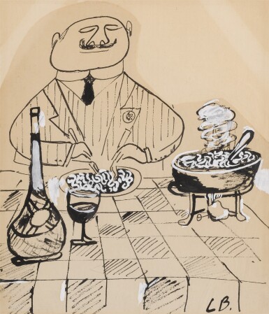 Sketch for 'La Bonne Table' (To be a Gourmet)