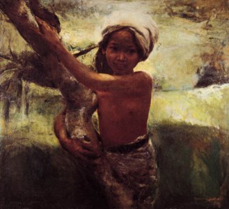 Portrait of a young girl