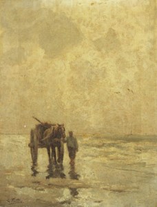 On the beach
