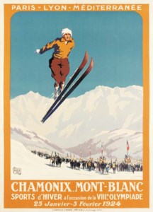 CHAMONIX MONT-BLANC, VIIIe. OLYMPIADE, PLM