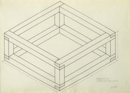 Untitled (Drawing for Timber Piece)