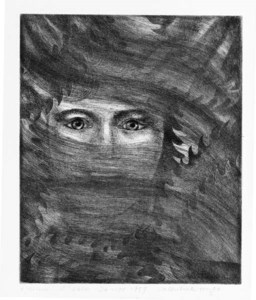 Four trial proofs for [Profile and Nude]; and [Woman's Eyes]