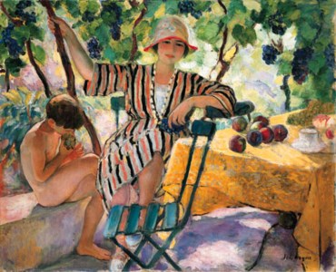 Henri Lebasque, Au jardin en été, Saint-Tropez