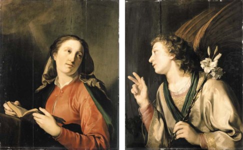 The Virgin Annunciate; and The Angel of the Annunciation