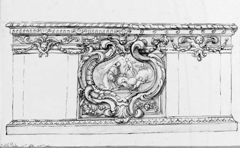 The Infant Christ appearing to Saint Anthony of Padua: design for an altar