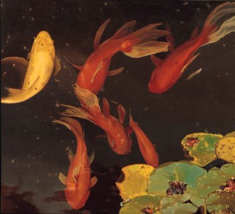 Pond with Fish - Huntington Gardens