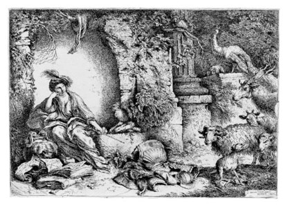 Circe changing Ulysses' Men into Beasts (B. 22; P. E23)