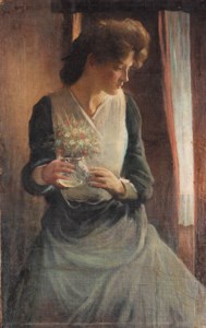 Woman Looking Right
