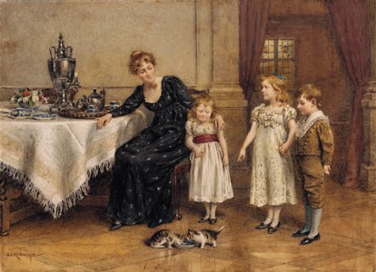 Tea in the nursery