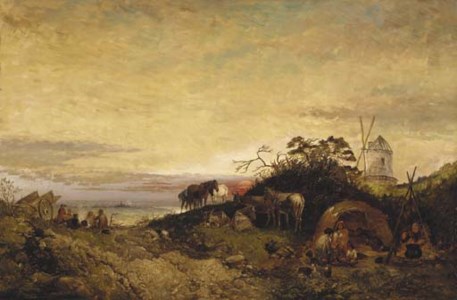 The gipsy encampment