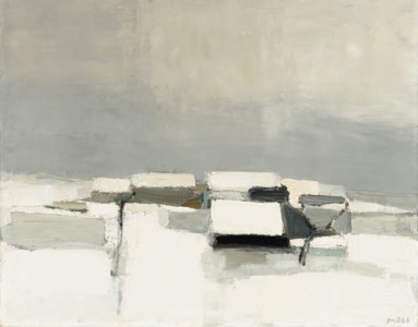 Village sous la neige