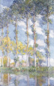 Claude Monet, Les peupliers
