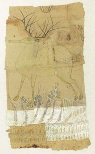 Stag with Two Dogs