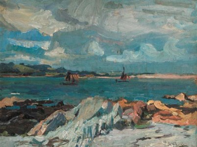 Boats off the Coast