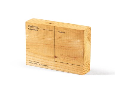 Holzpostkarte