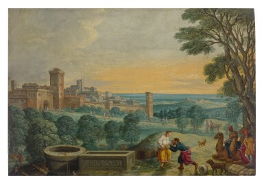 Rebecca and Eliezer at the well
