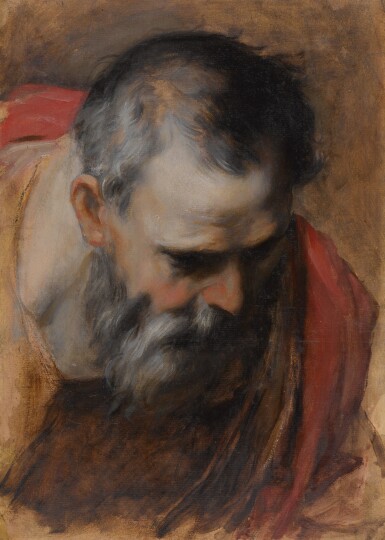 Saint Joseph, a head study for the Visitation Altarpiece        