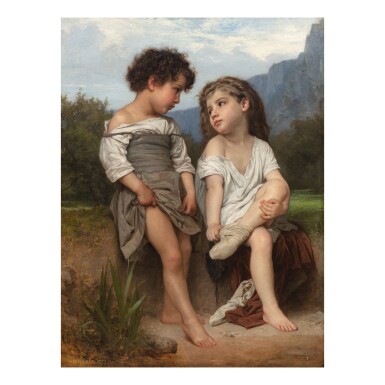 William Bouguereau, Au bord du ruisseau