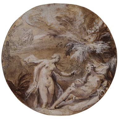 Ceres and Proserpine, with Pluto in a chariot behind