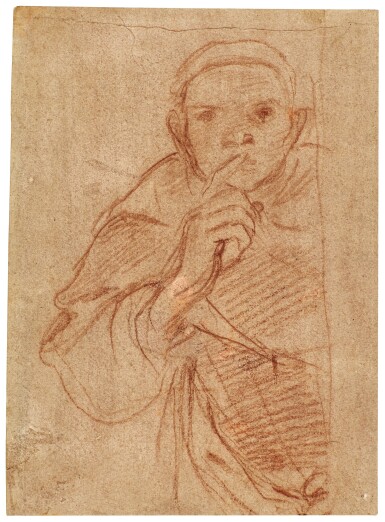 Study of a monk    