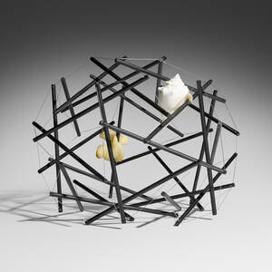 Prototype Yin Yang Tensegrity Geodesic Dome sculpture