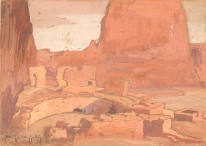 Canyon De Chelly with Pueblos