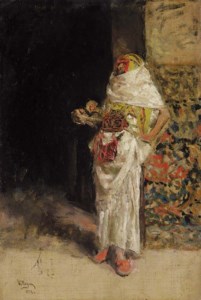 The guard of the harem at rest