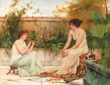On the terrace