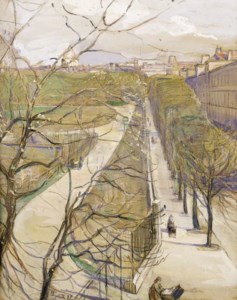View of the Luxemborg Gardens, Paris