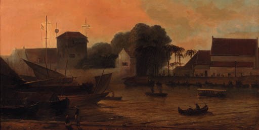 Shipping in the harbour of Batavia