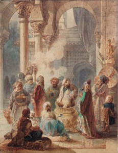 A pagan sacrifice in an Ottoman palace