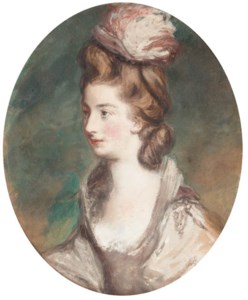 Portrait of Mary Isabella, Duchess of Rutland, half-length