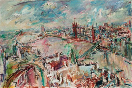 Oskar Kokoschka, London with the Houses of Parliament